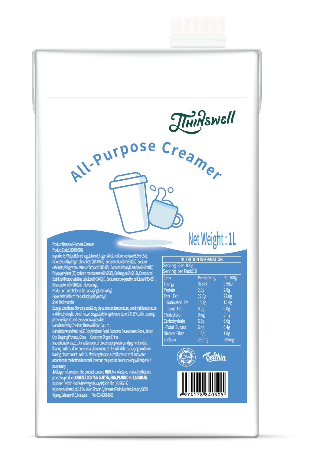 Plant-based Drinks & Concentrated Bases for Milk Tea & Coffee – Delthin ...